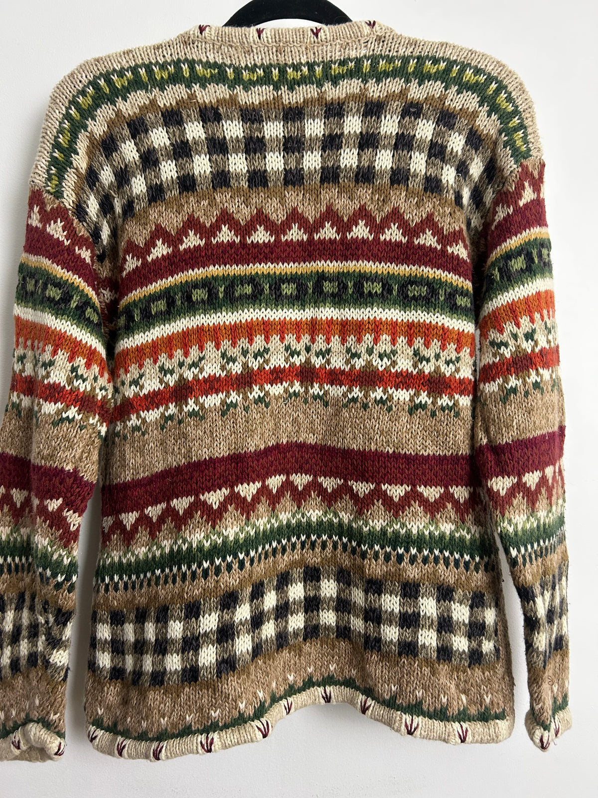 Vintage HEIRLOOM COLLECTABLES Size M Thanksgiving Pumpkin Harvest Novelty Cardigan