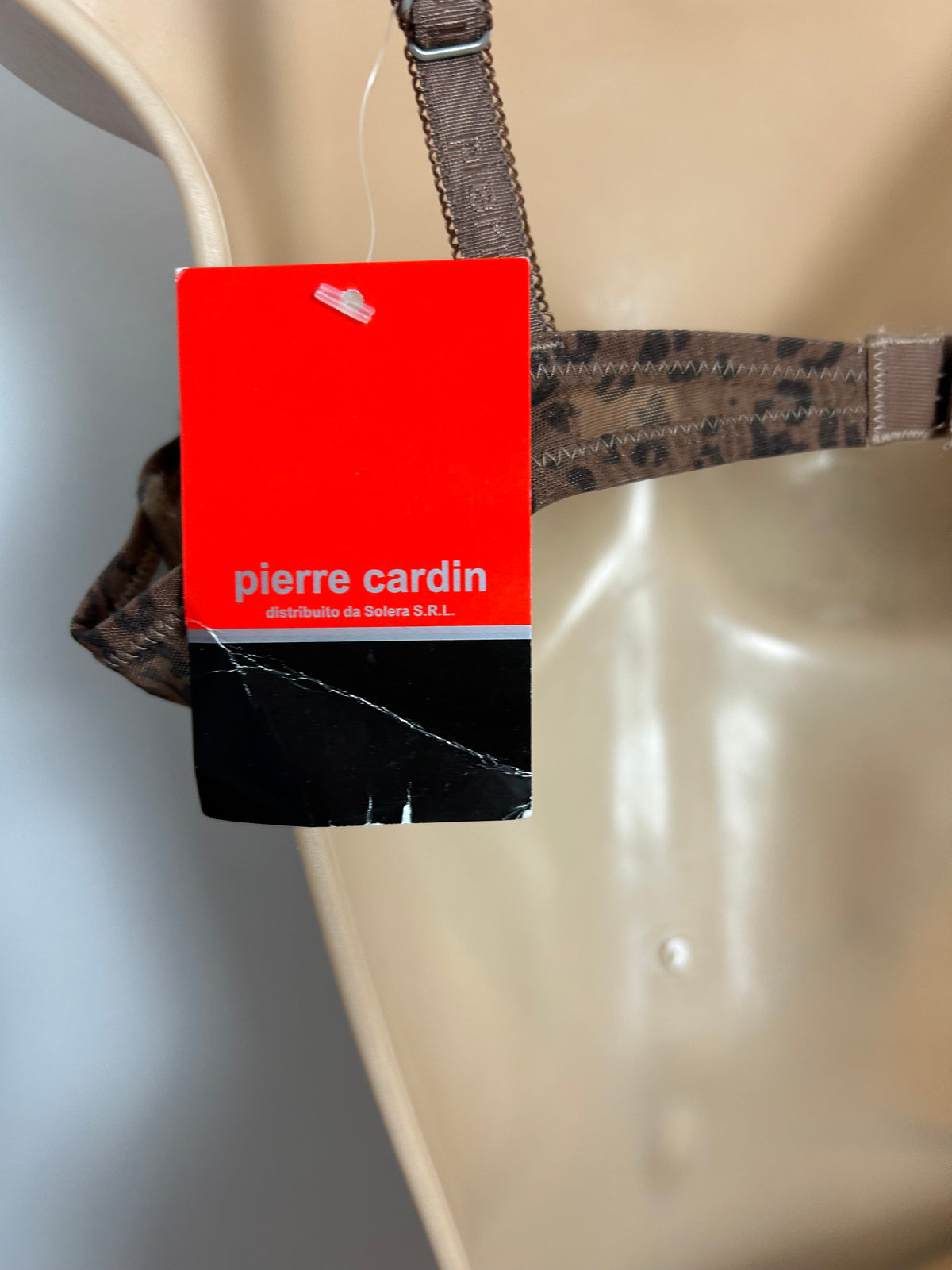 Vintage Y2K BNWT PIERRE CARDIN Size 36B Leopard Print Bodysuit