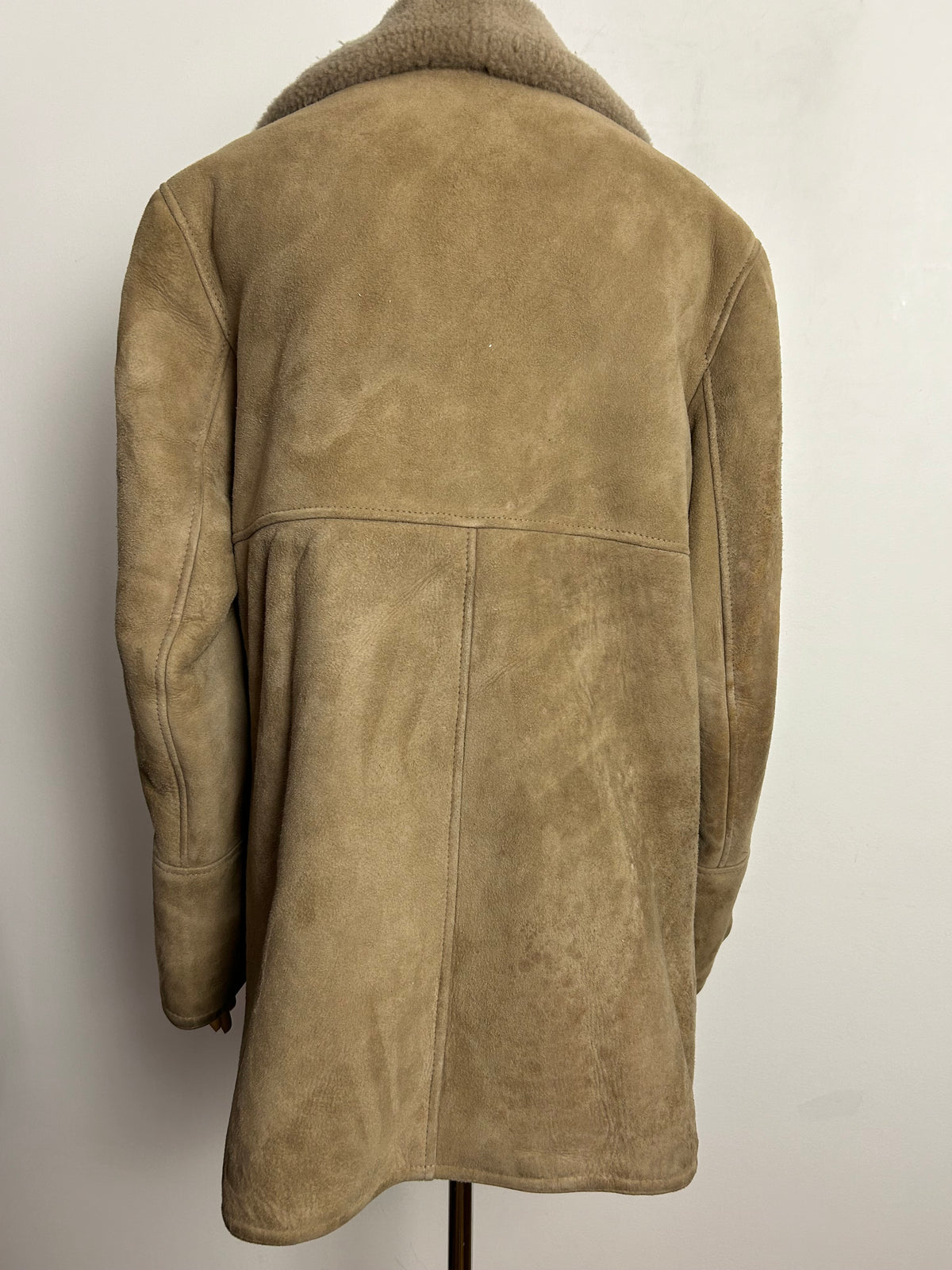 Vintage LAKELAND SHEEPSKIN CENTRE UK Size 14 Real Sheepskin Shearling Jacket