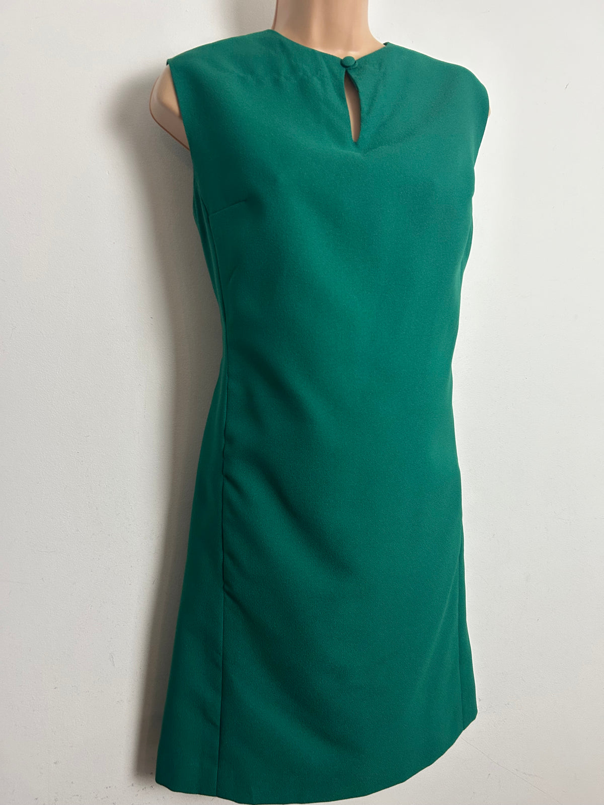 Vintage 1960’s Size 12 Green Mod Shift Dress