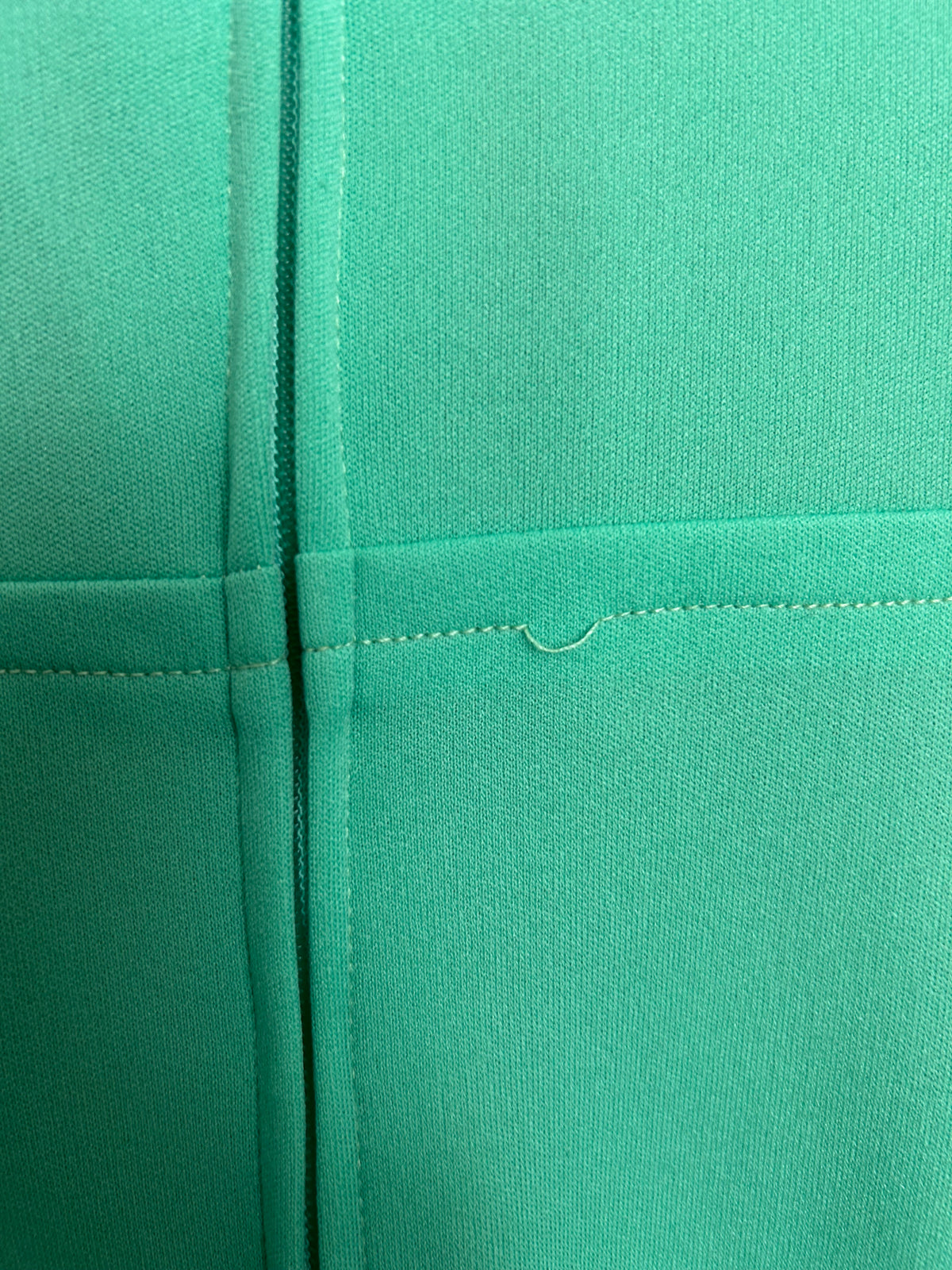 Vintage 1970s Size 12 Jade Green Long Chiffon Sleeves Occasion Maxi Dress