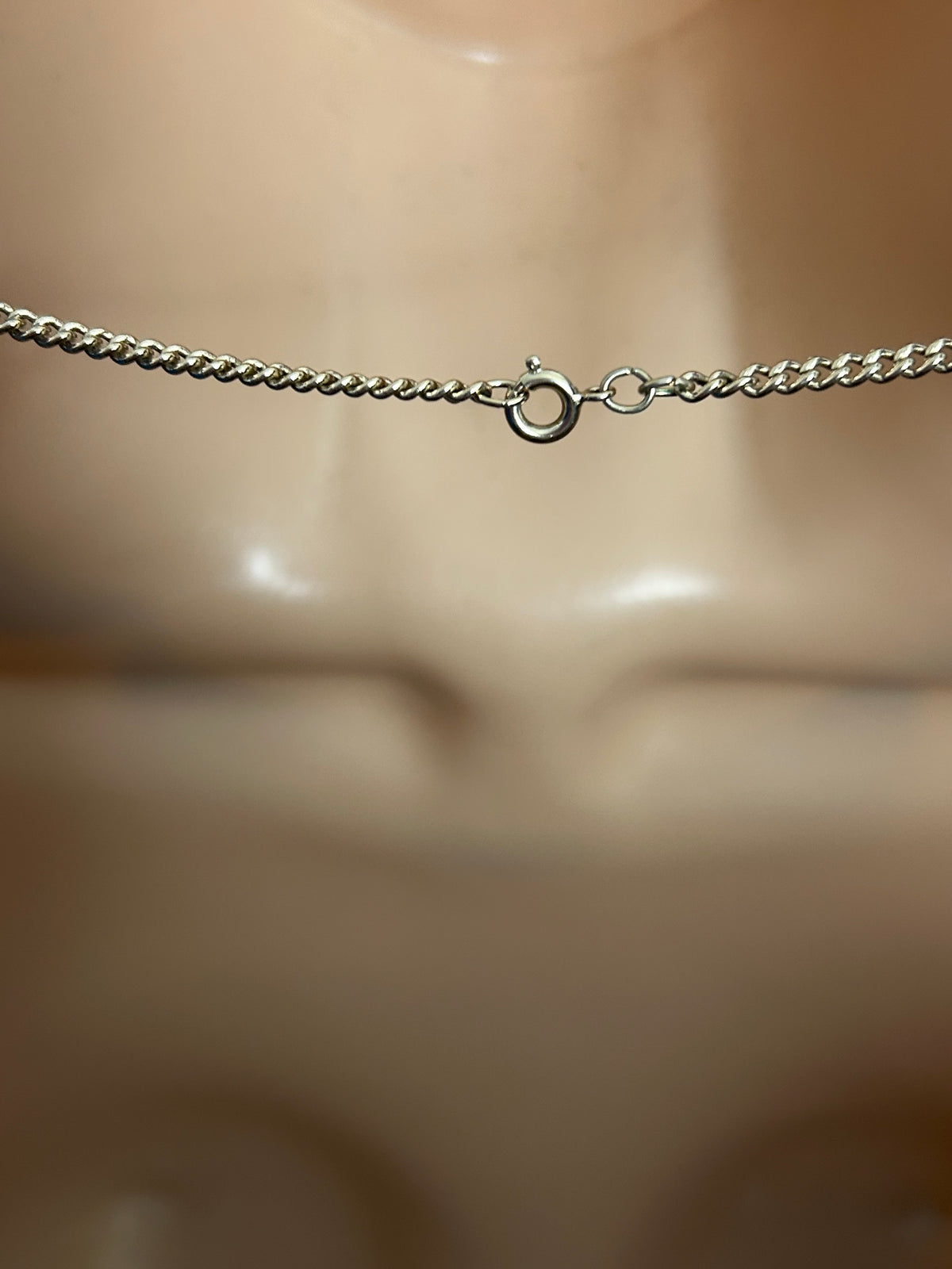 Vintage Gold Tone Stripe Panel Design Choker Necklace