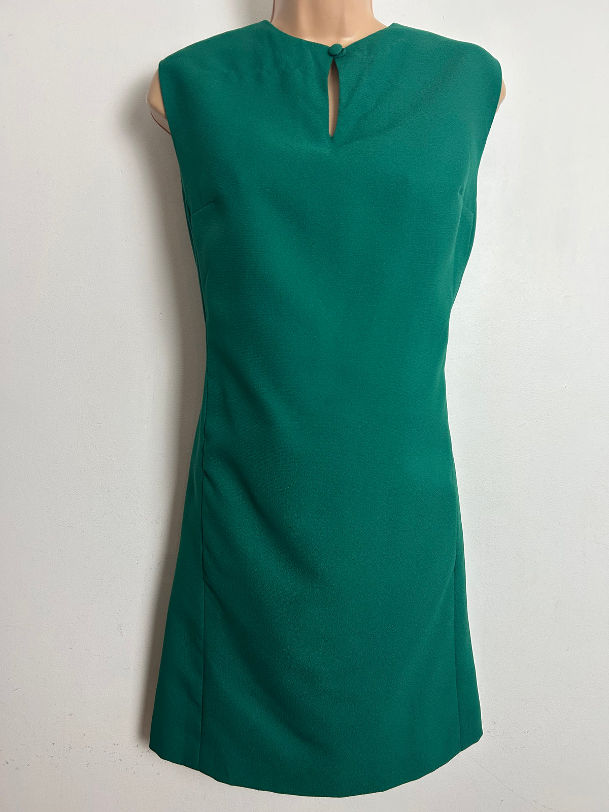 Vintage 1960’s Size 12 Green Mod Shift Dress